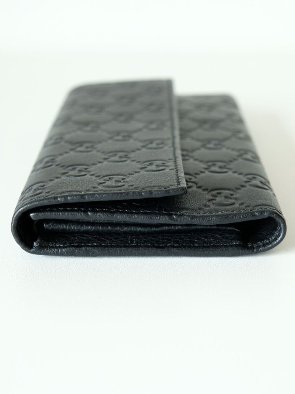 Gucci Guccissima Leather Wallet, Excellent Condition, Matte Black - Picture 11 of 16